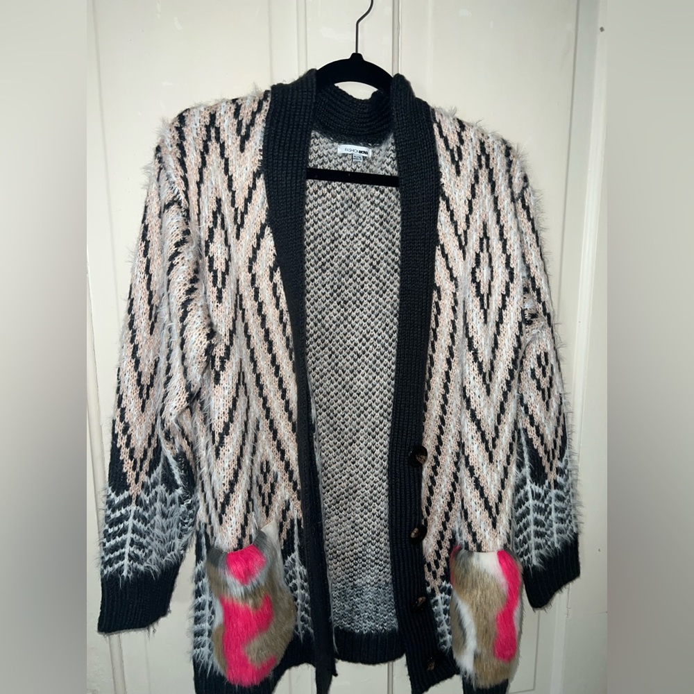 Only worn one, Multi-colored sweater